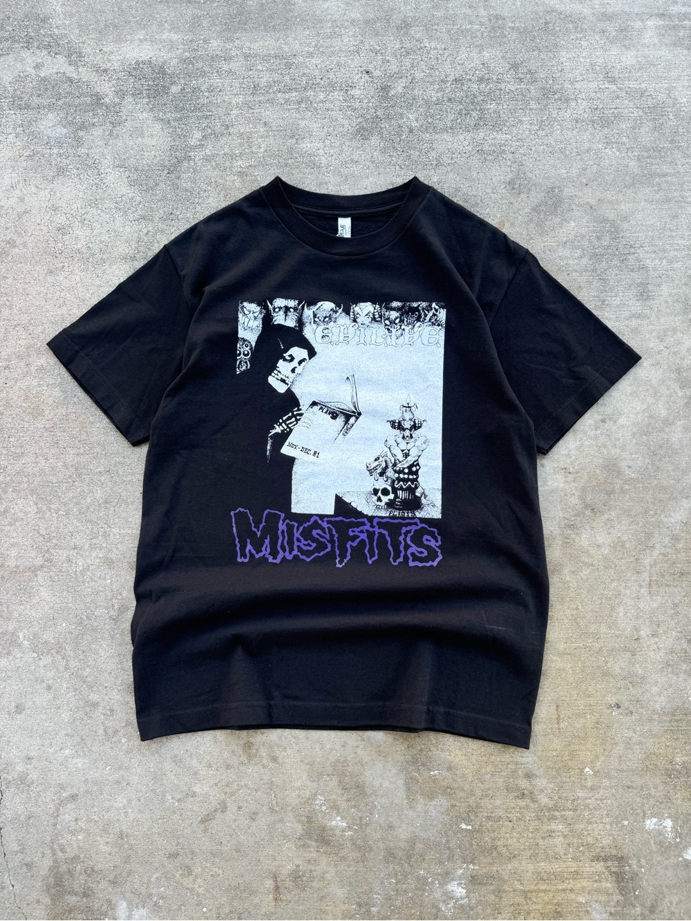 Black Misfits Graphic Tee - Men